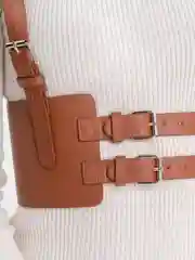 Коричневый портупея женская