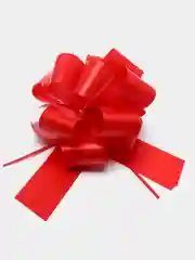 Бордовый бант "Шар", 15 см
