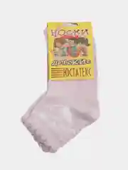 Лавандовый носки детские ЮстаТекс, летние, с перфорацией и рисунком, на 4-5 лет