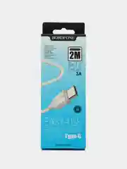 Белый зарядный кабель USB, Lightning, Micro, Type-C, 1, 2, 3 м