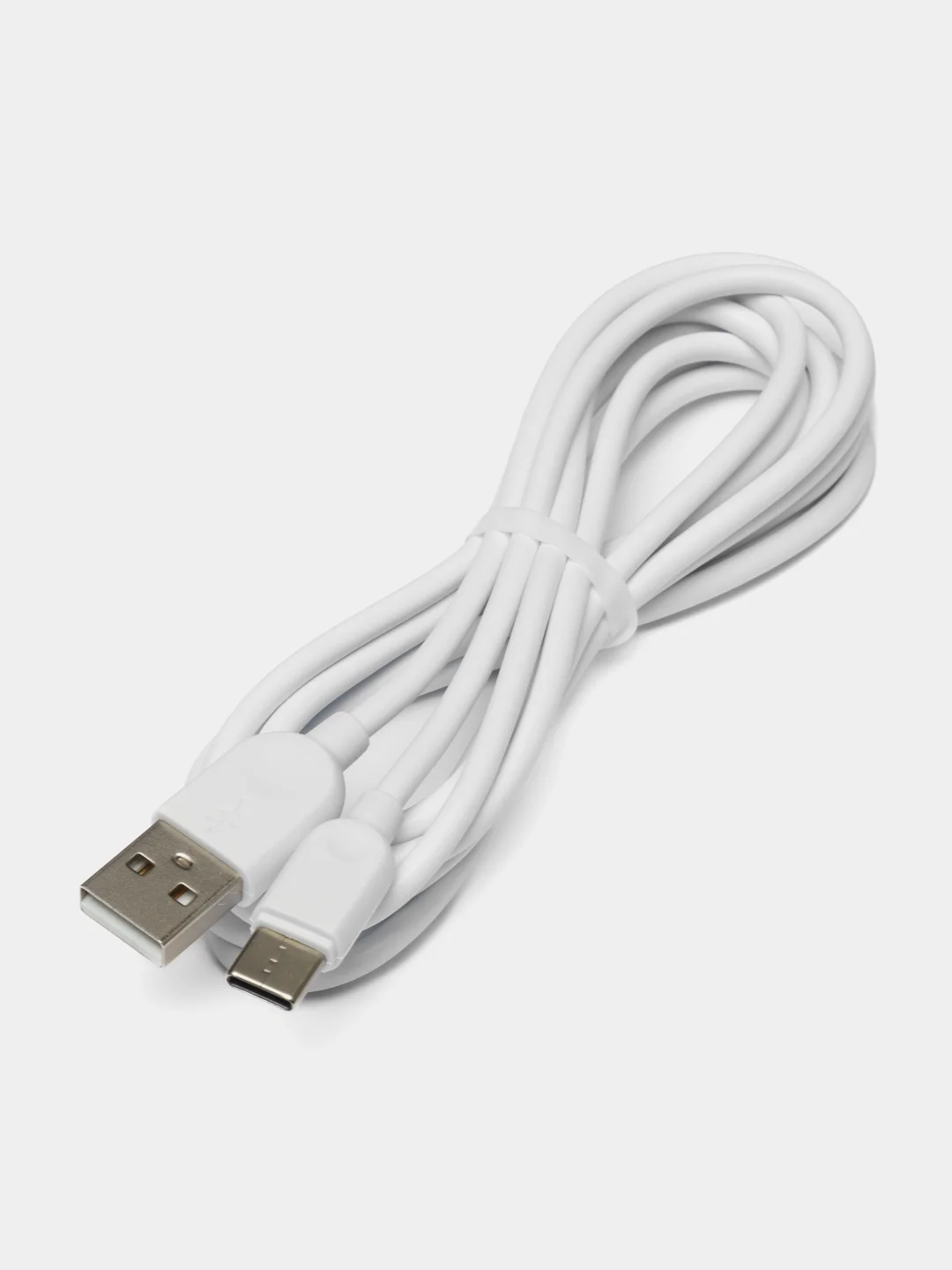 Белый зарядный кабель USB, Lightning, Micro, Type-C, 1, 2, 3 м