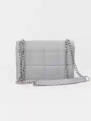 Серый меланж сумка женская