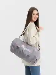 Серый сумка спортивная, для фитнеса
