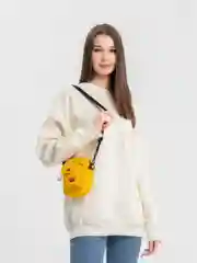 Желтый женская холщовая сумка через плечо