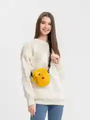 Желтый женская холщовая сумка через плечо