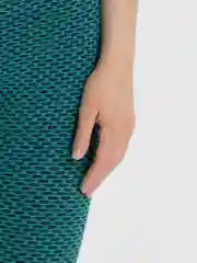Зеленый легинсы женские/Лосины с широким поясом
