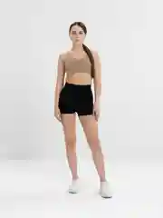 Черный шорты женские, спортивные, короткие