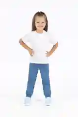 Синий меланж брюки детские, домашние