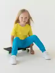 Бирюзовый брюки детские, домашние