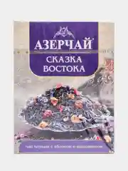 Чай АЗЕРЧАЙ "Сказка Востока", черный с яблоком и шиповником, листовой, 90 г