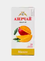 Чай АЗЕРЧАЙ, черный с манго, 25 пакетиков