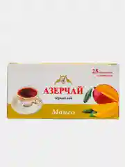 Чай АЗЕРЧАЙ, черный с манго, 25 пакетиков