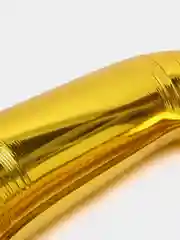 Золотой воздушный шар "Цифра" 102-106 см хром золото