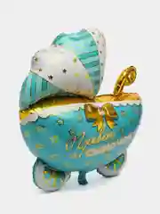 Алый воздушный шар Коляска, для девочки и мальчика, на выписку