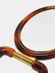 Зеркало настольное овальное, двустороннее с увеличением