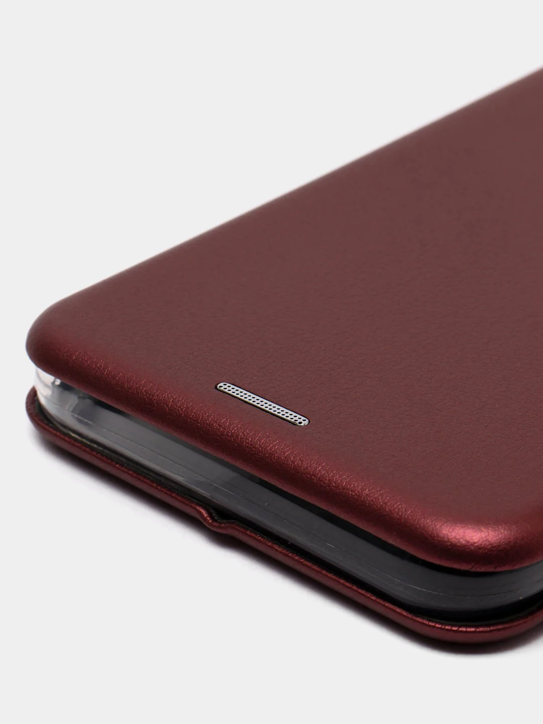 Багровый чехол-книжка для Tecno POP 6 Pro (Техно Поп 6 ПРО)