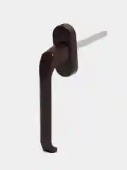 Ручка двухсторонняя для пластиковых окон и дверей, коричневая
