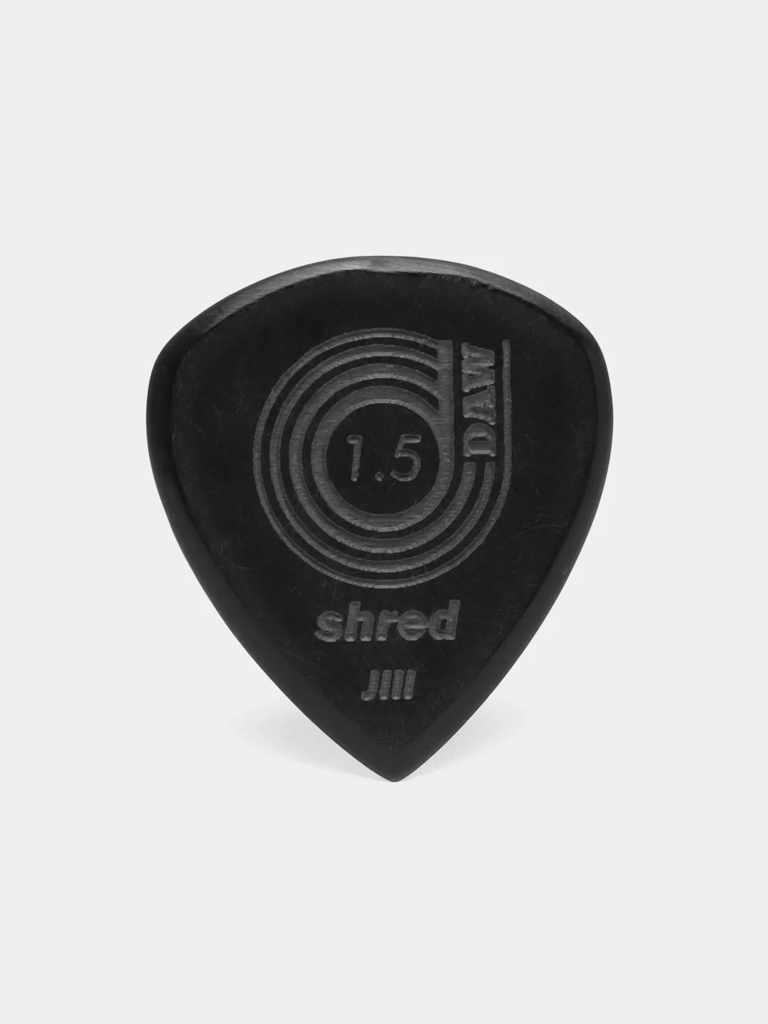 Черный медиаторы для гитары DAW MAN Picks Shredline Jazz III, черные, 1.5 мм, 2 мм, 3 мм