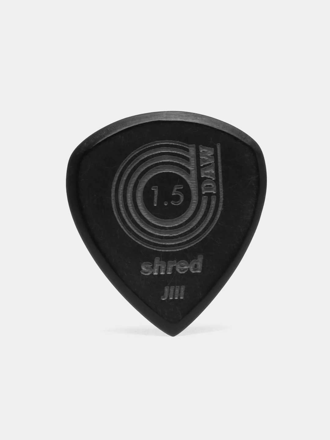 Черный медиаторы для гитары DAW MAN Picks Shredline Jazz III, черные, 1.5 мм, 2 мм, 3 мм