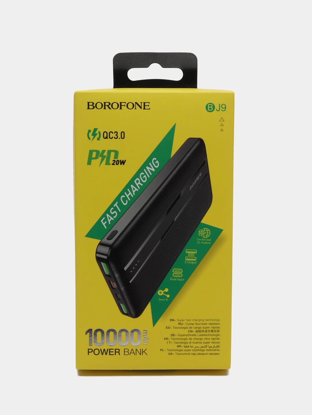 Внешний аккумулятор, повербанк BJ9 Uranus PD + QC3.0 10000mAh PowerBank