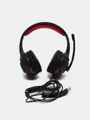 Наушники полноразмерные G50, игровые, красный цвет, с микрофоном