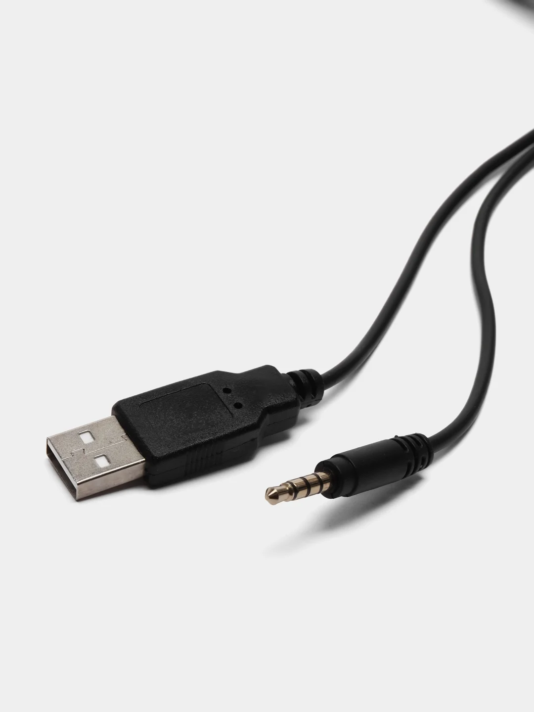 Наушники полноразмерные G50, игровые, красный цвет, с микрофоном