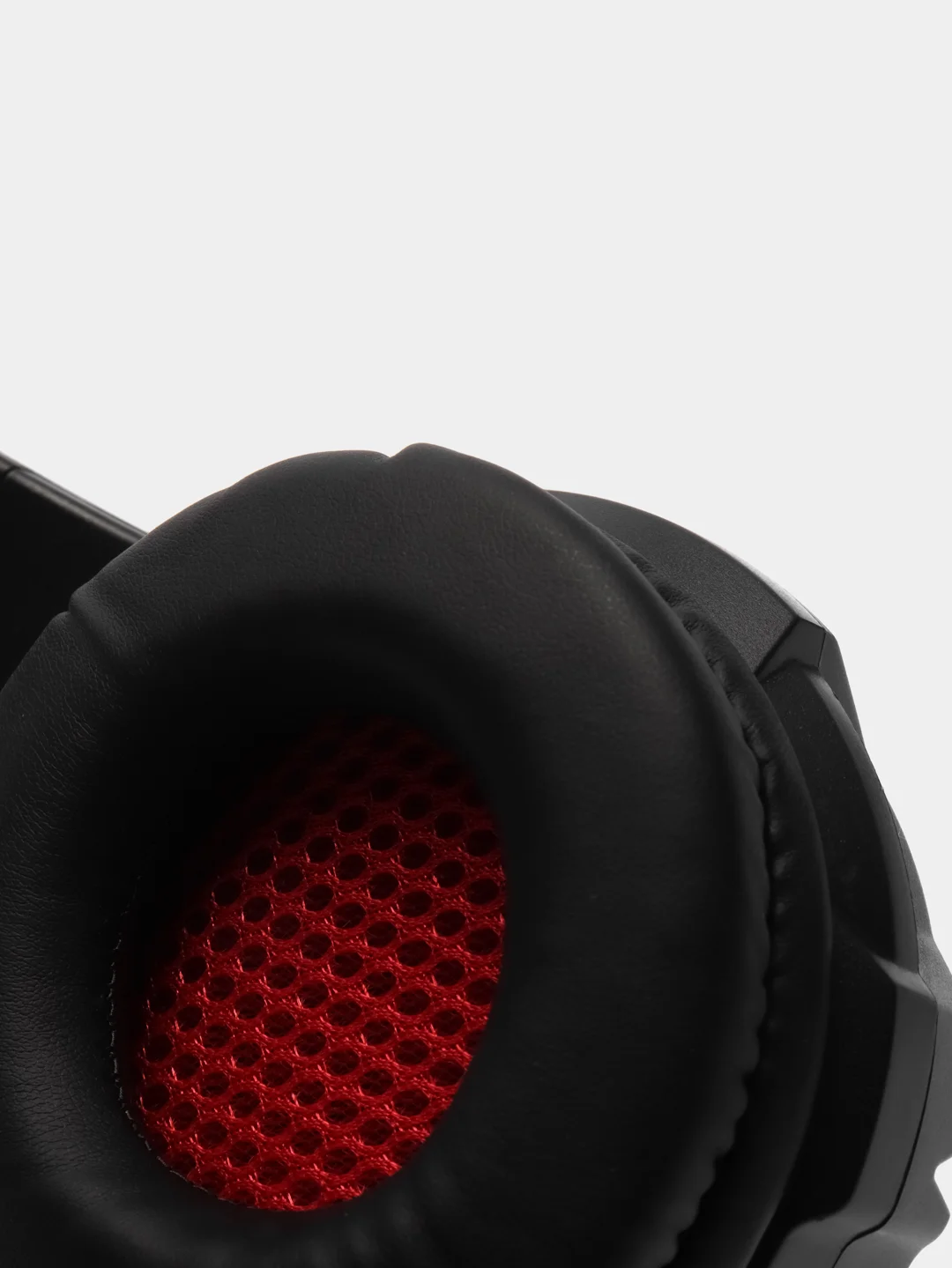 Наушники полноразмерные G50, игровые, красный цвет, с микрофоном