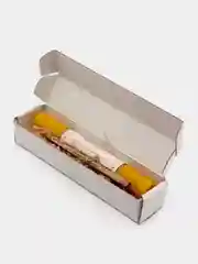 Желтый свеча из вощины с шалфеем, 1 штука