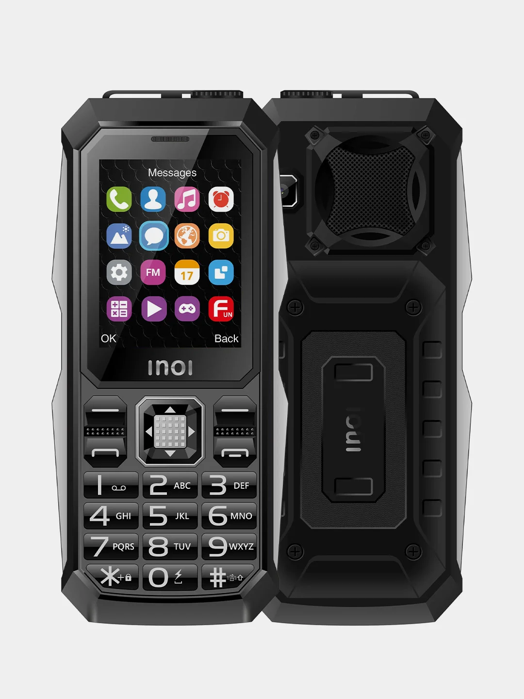Серый мобильный телефон INOI 246Z