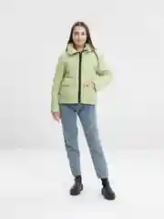 Зеленый куртка женская весенняя