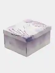 Синий большая подарочная коробка, складная, 31 х 25 х 16 см