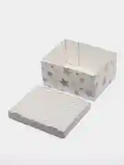 Серый большая подарочная коробка, складная, 31 х 25 х 16 см