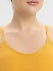 Бежевый базовый женский топ, спортивный, на регулируемых бретелях