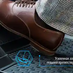 Черный коврики в салон Rival для VW Polo V седан 2010-2020, полиуретан