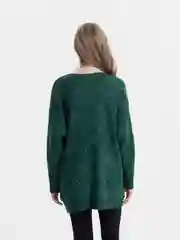Зеленый кардиган
