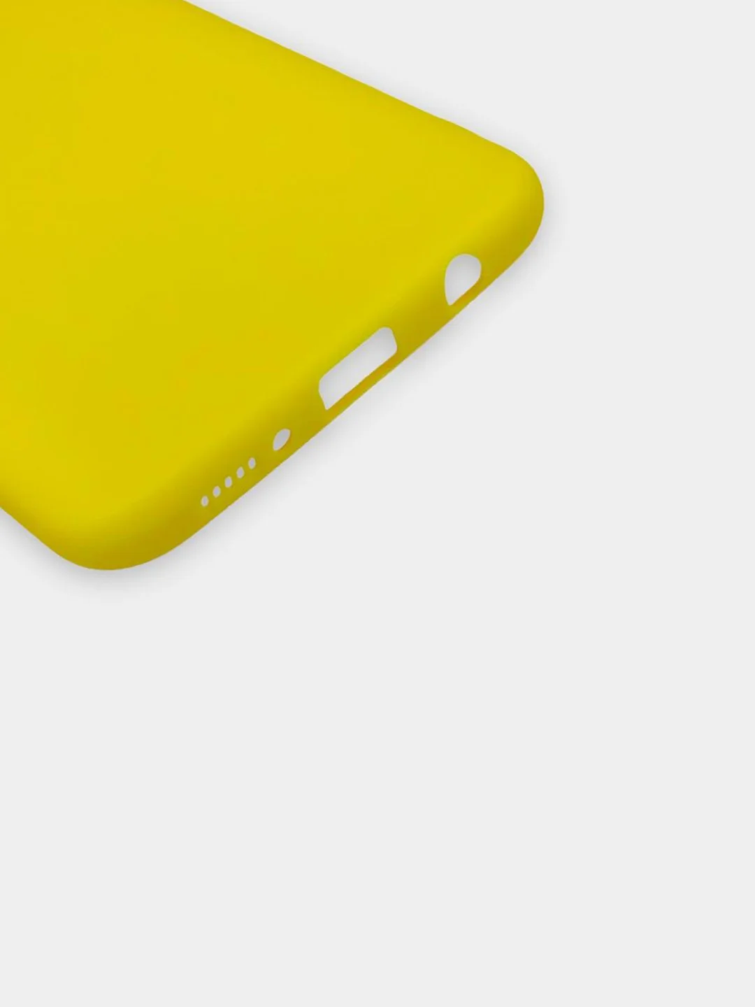 Желтый чехол Samsung Galaxy A50 / A50s / A30s / Самсунг Галакси А50 силиконовый цветной матовый