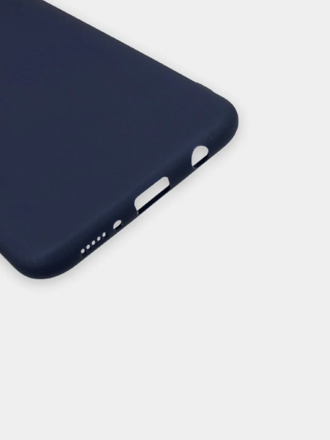 Темно-синий чехол Samsung Galaxy A50 / A50s / A30s / Самсунг Галакси А50 силиконовый цветной матовый