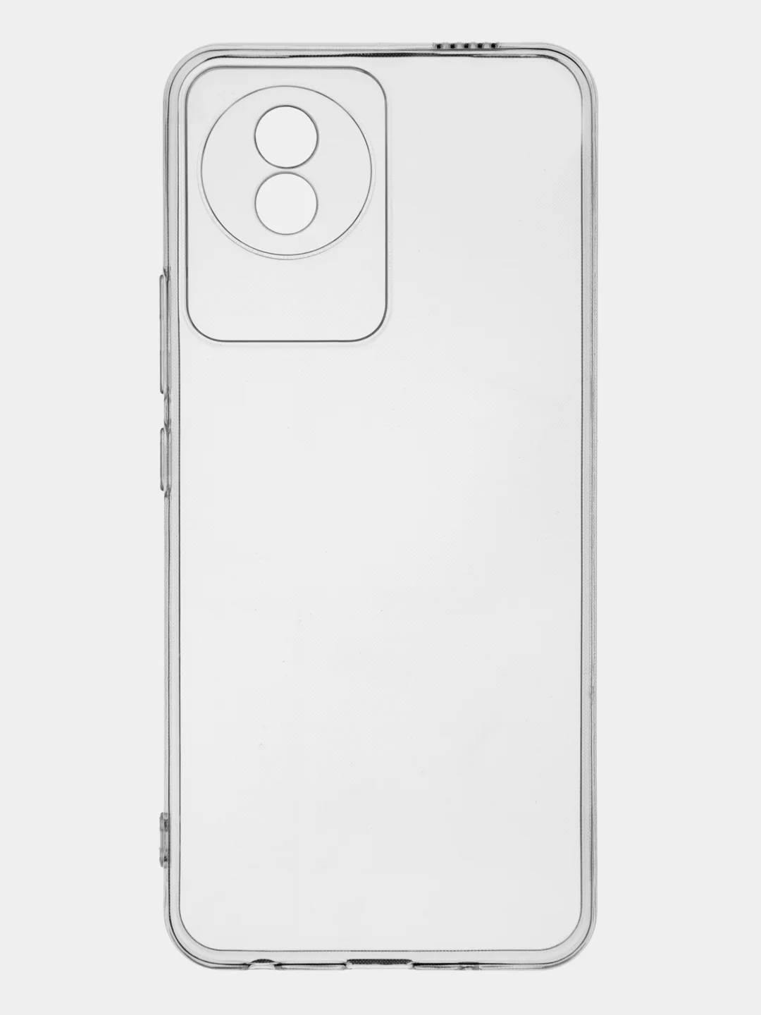 Прозрачный чехол силиконовый ROSCO для VIVO Y02, с защитой камер и от прилипания