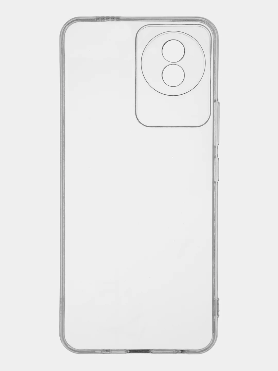 Прозрачный чехол силиконовый ROSCO для VIVO Y02, с защитой камер и от прилипания