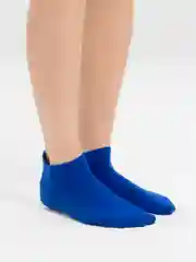 Синий носки короткие, с принтом