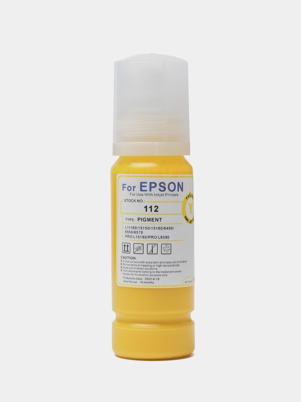 Чернила Revcol Key Lock 112 Pigment для Epson L6550 / L6570 / L6580 /  L15150 / L15160