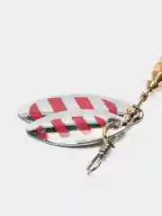 Бордовый блесна вращающаяся Namazu Ahimonda, вертушка, на спиннинг, приманка на хищника