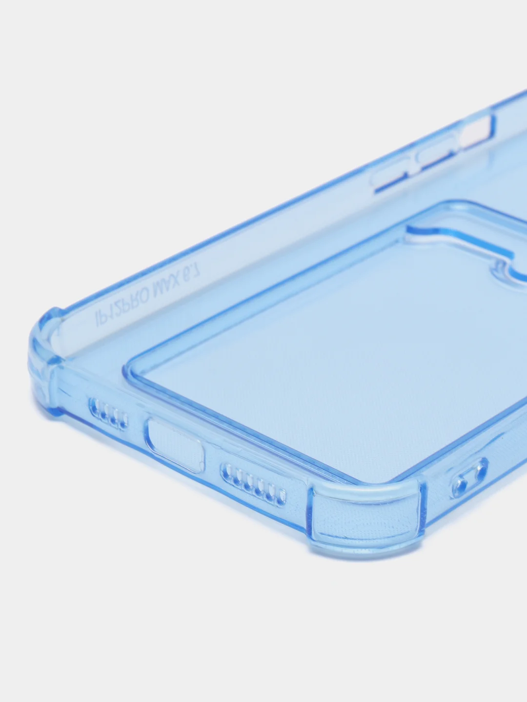 Синий чехол для iPhone 12 Pro Max, с карманом для карт