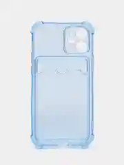 Синий чехол для iPhone 12 Mini, с карманом для карт