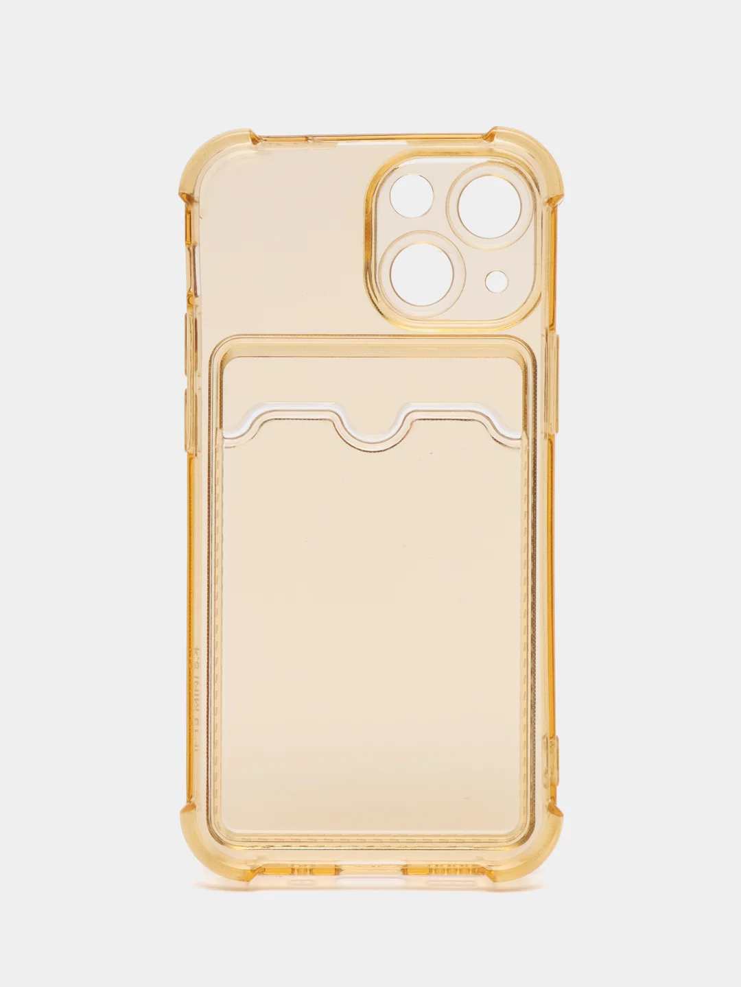 Бирюзовый чехол для iPhone 13 Mini с карманом для карт