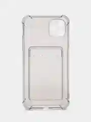 Серый чехол для iPhone 11 Pro Max, с карманом для карт