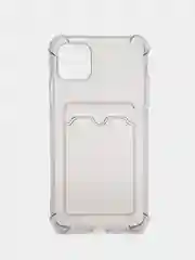 Серый чехол для iPhone 11 Pro Max, с карманом для карт