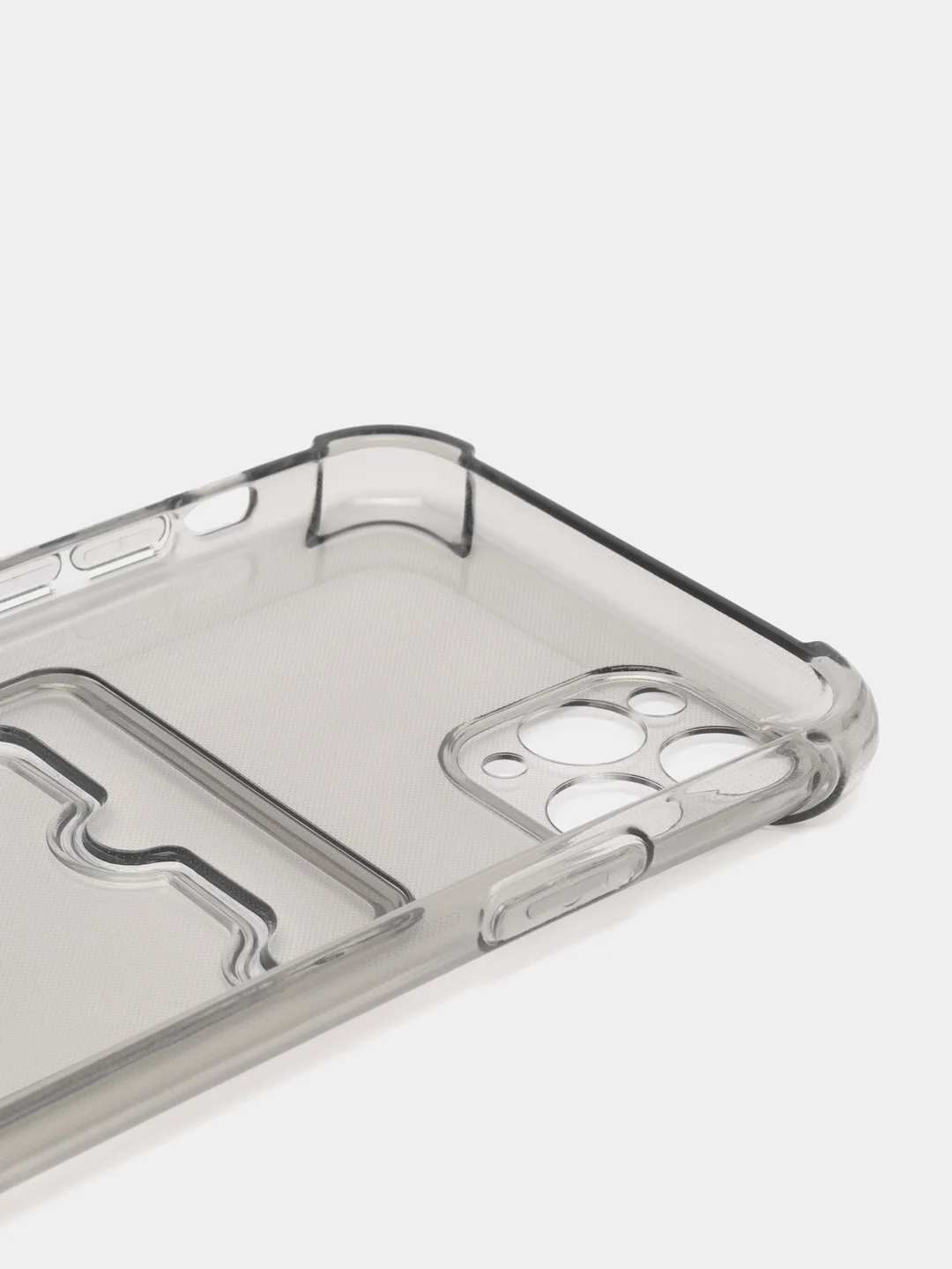 Серый чехол для iPhone 11 Pro Max, с карманом для карт