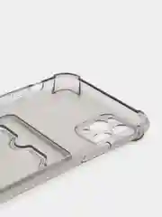 Серый чехол для iPhone 11 Pro Max, с карманом для карт