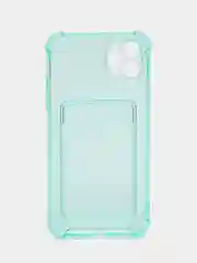 Салатовый чехол для iPhone 11 Pro Max, с карманом для карт
